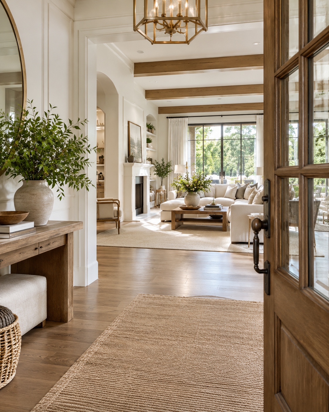 Welcome home automation scene