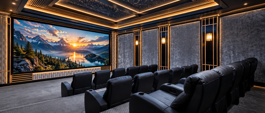 Home Theater Screen Guide: How to Choose the Right Screen Size, Type, and Setup for Your Room
